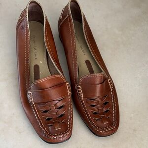 Etienne Aigner Women's Tan Woven Loafers